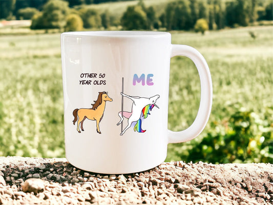 50th Birthday: Other 50 years olds… “me” mug