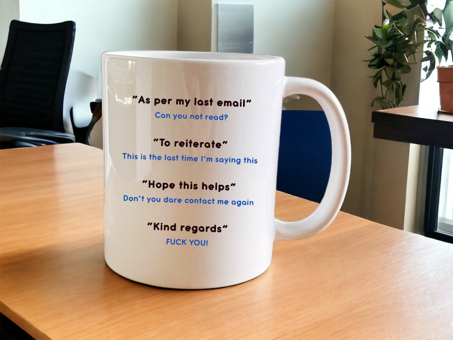 Work emails mug