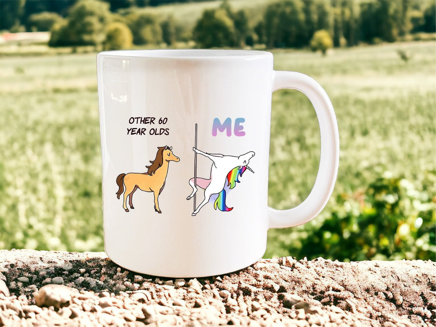 60th Birthday: Other 60 year olds… “me” mug