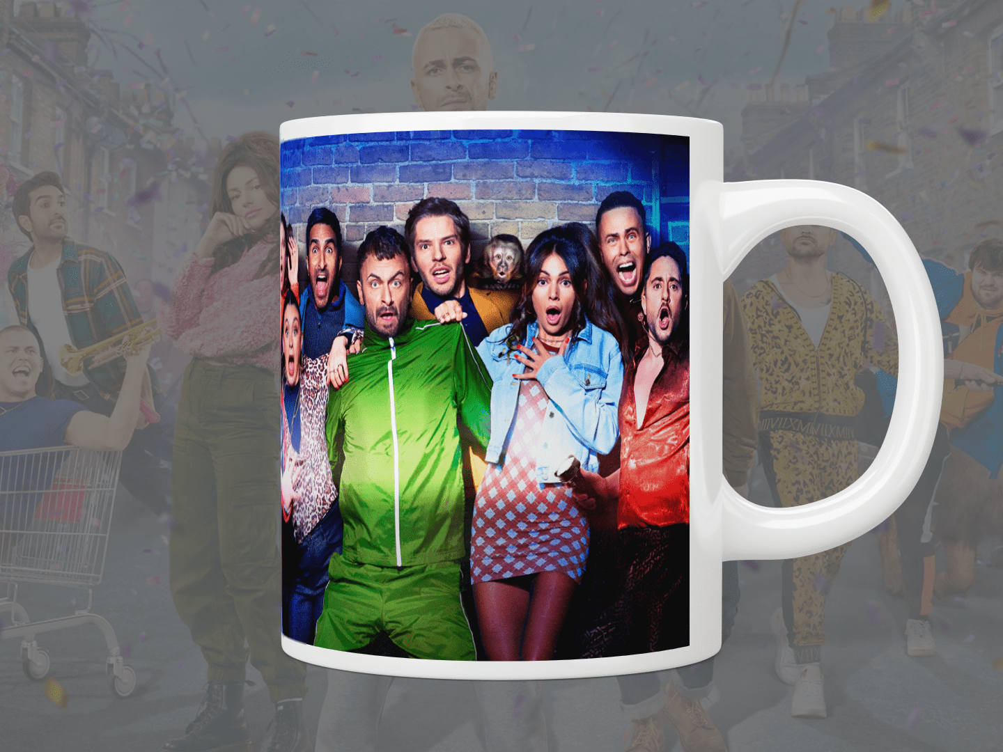 Brassic cast mug