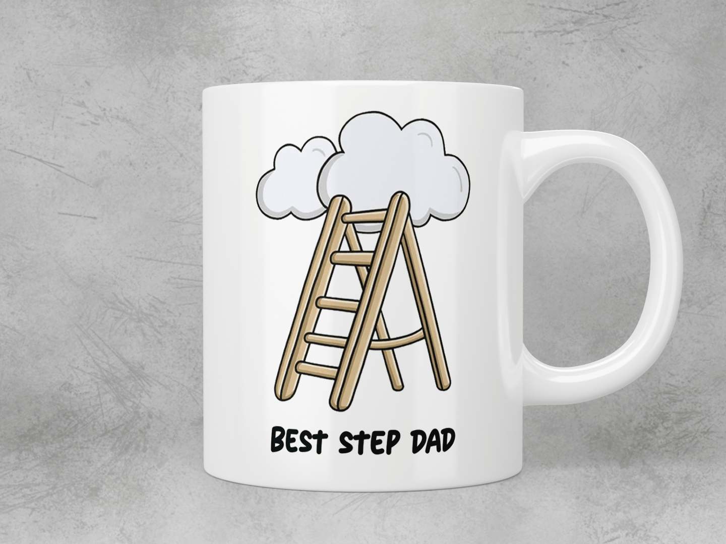 Best Step Dad ladder mug