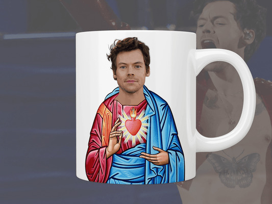 Saint Harry Styles mug