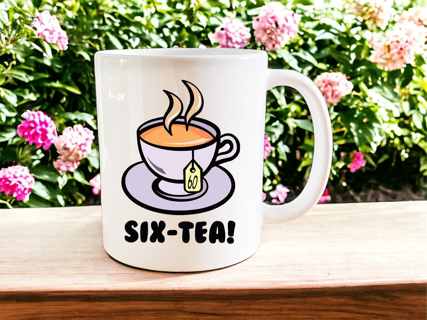 60th Birthday: Six-tea! mug