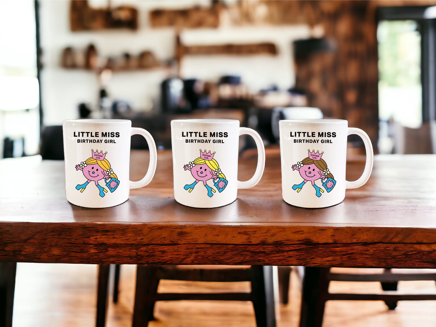 Little Miss Birthday girl mug