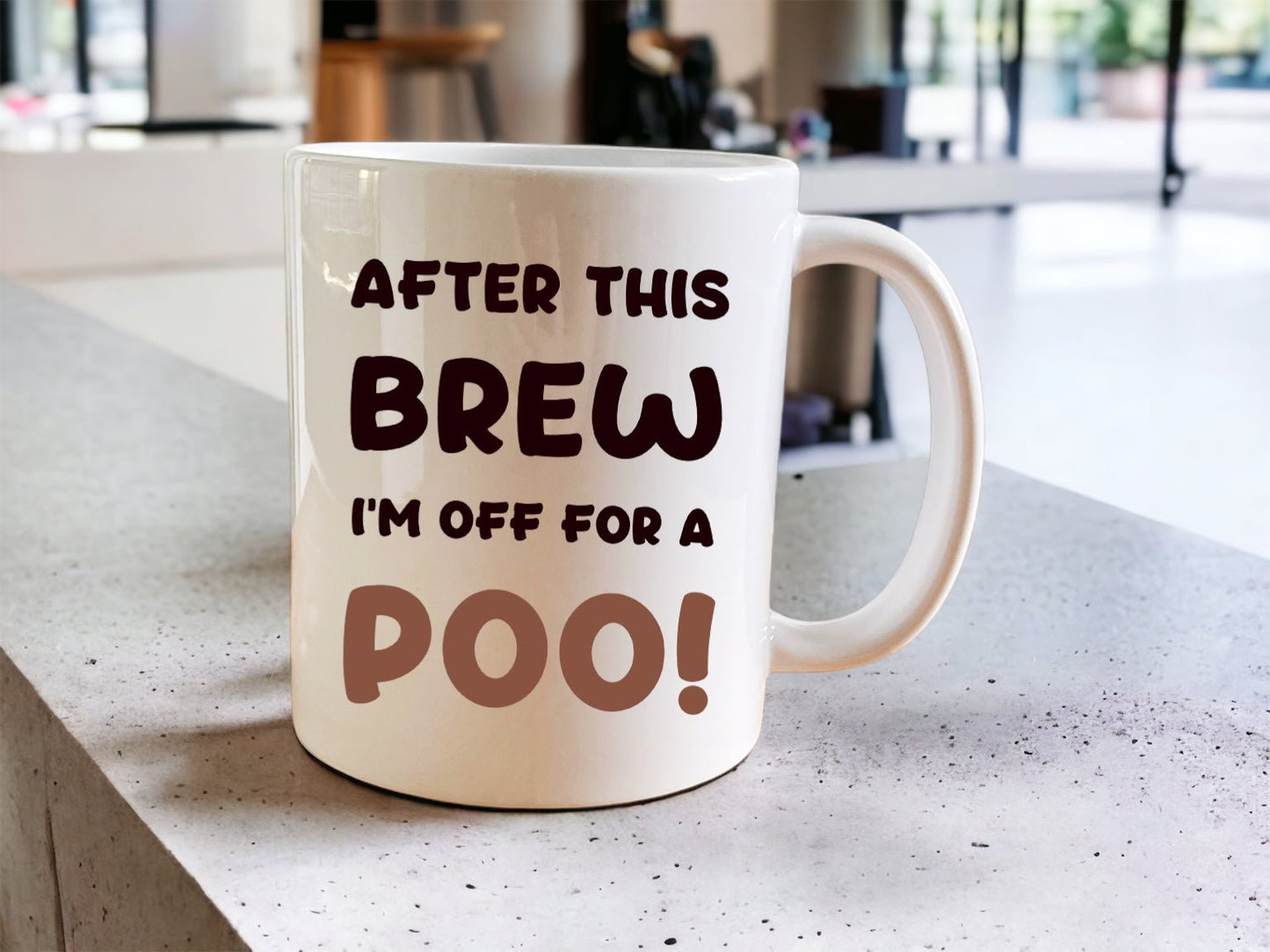 After this brew I’m off for a poo mug