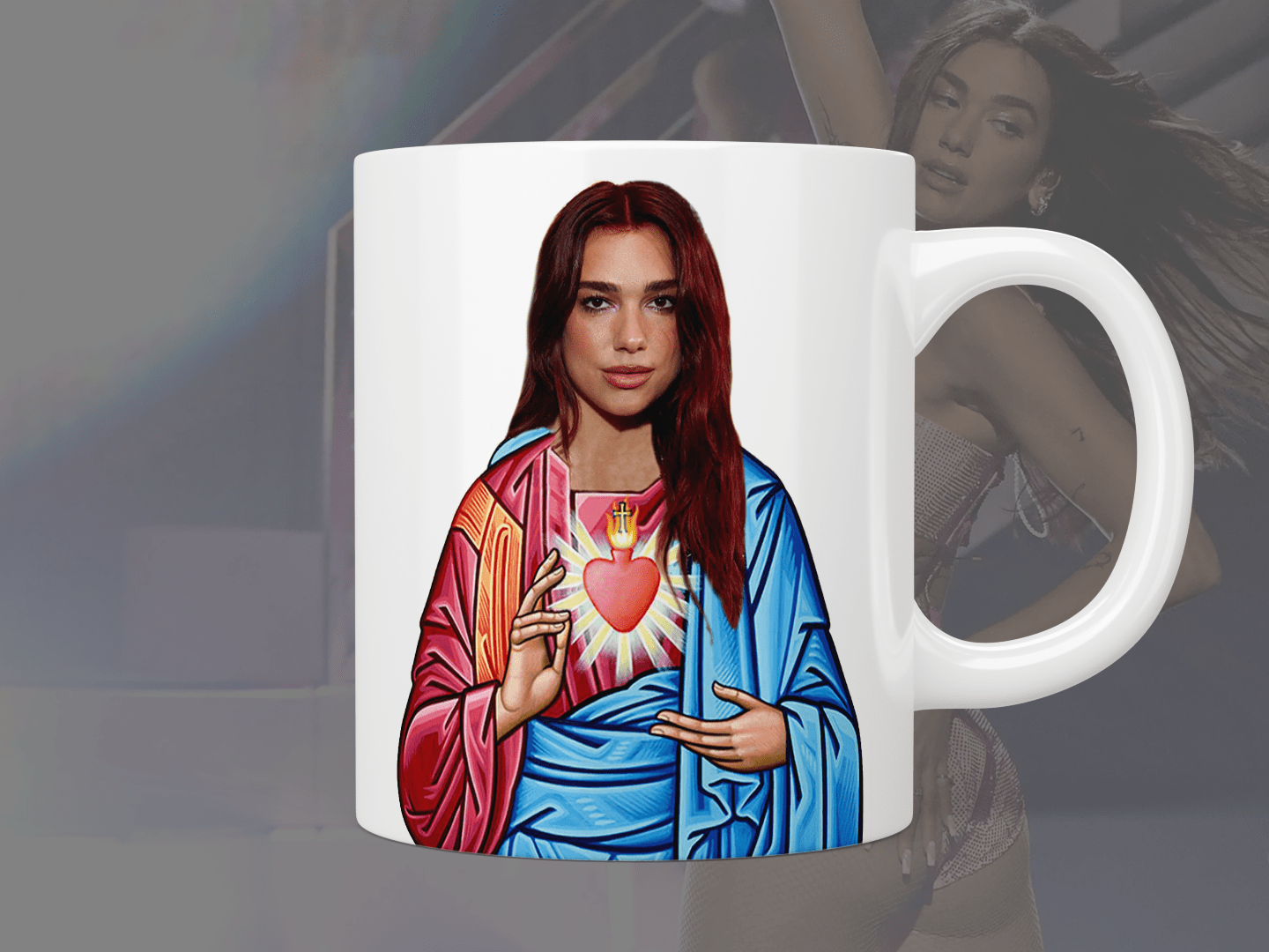 Saint Dua Lipa mug