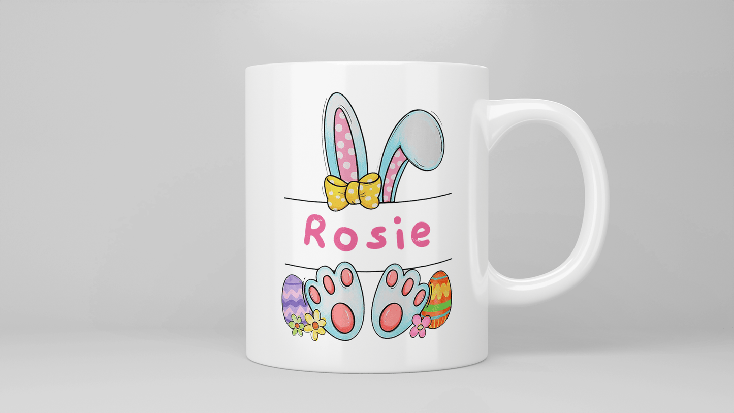 Personalised Easter bunny mug