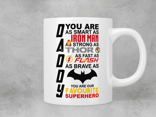 Daddy - you are our favourite superhero mug