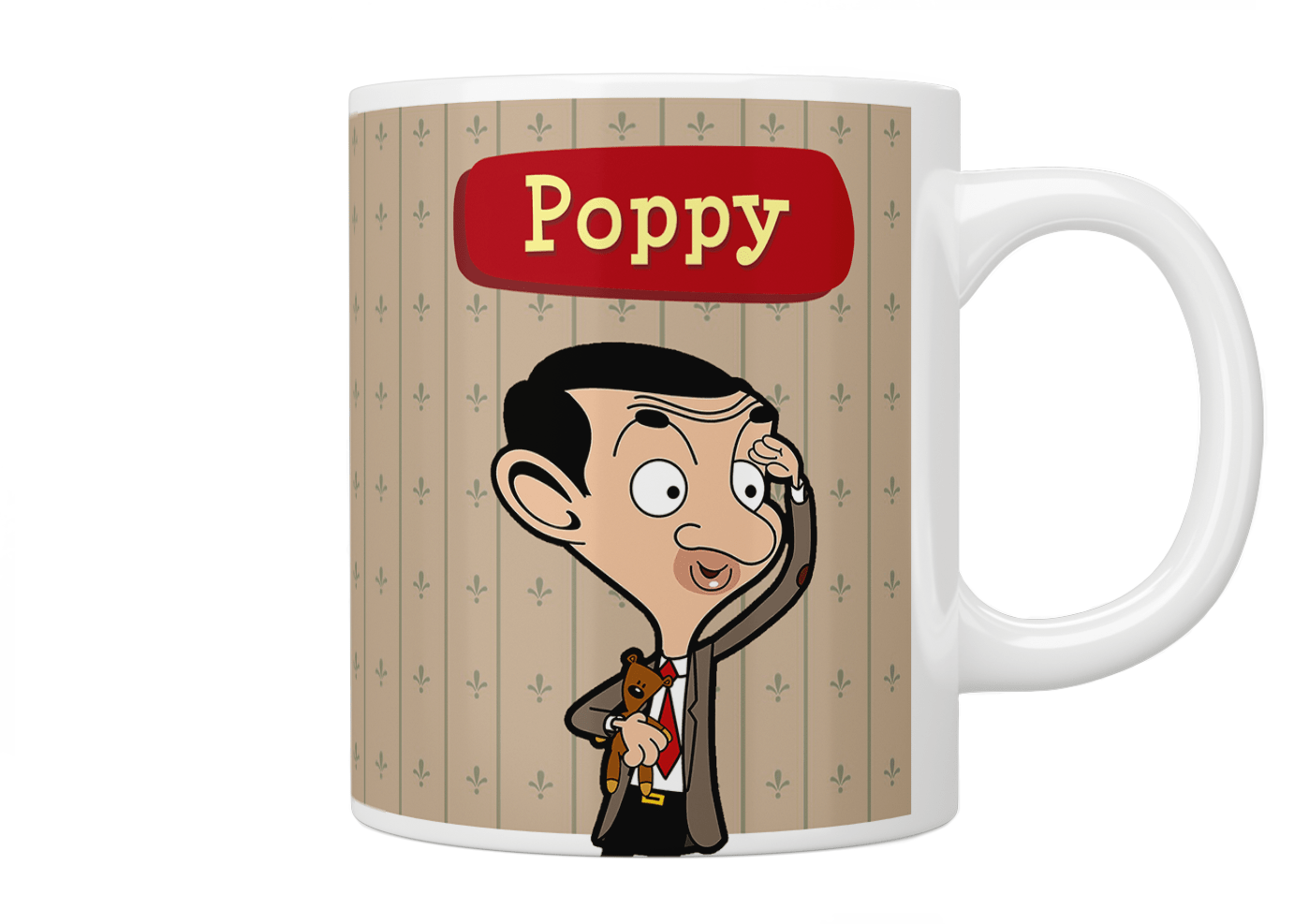 Personalised Mr Bean Mug