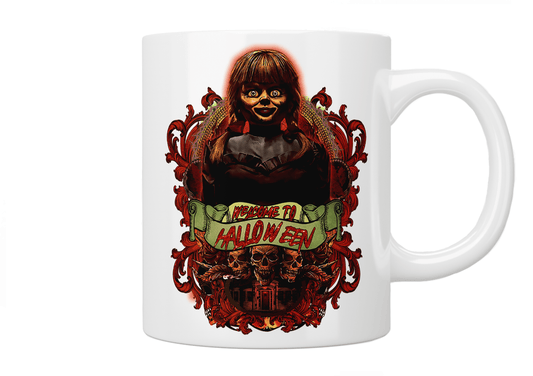 Annabelle Welcome To Halloween Mug