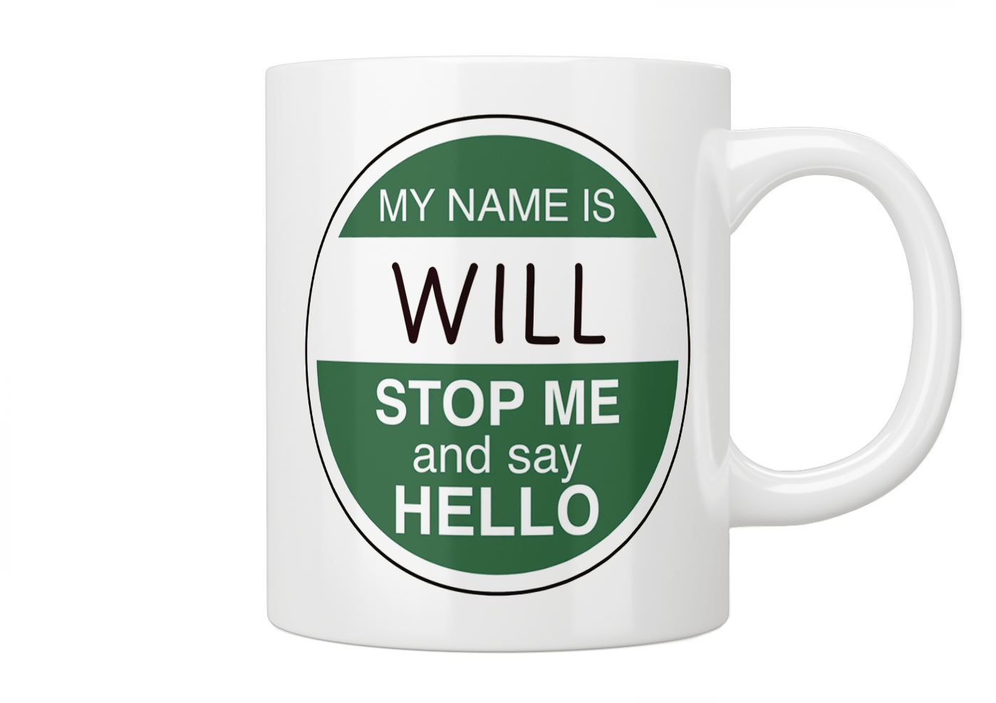 The Inbetweeners: Personalised Will Badge Mug