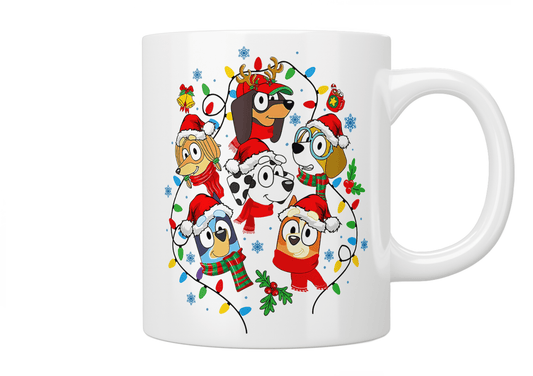 Bluey: Christmas Lights Mug