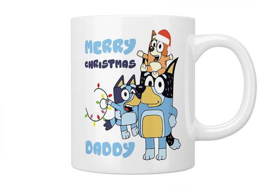 Bluey: Merry Christmas Daddy Mug