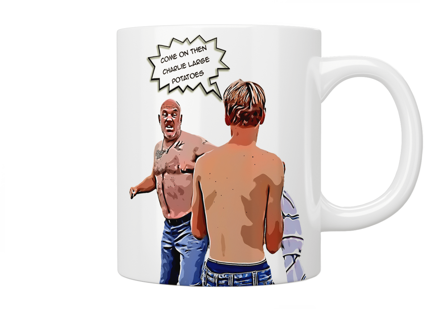 This Country: "Come On Then Charlie Large Potatoes!" Mug