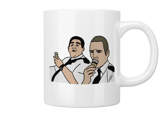 Hot Fuzz Cornetto Mug