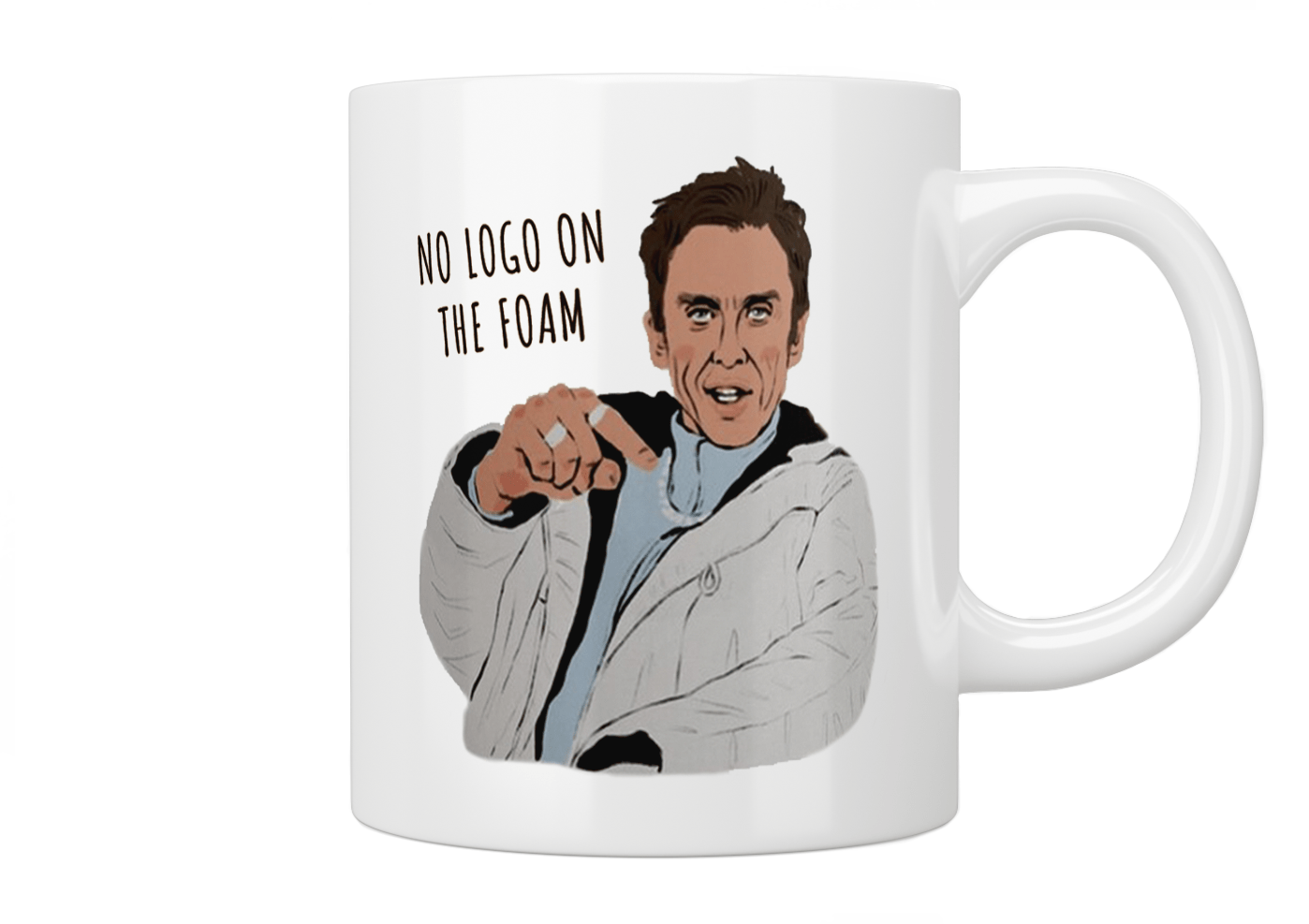 Peep Show: Super Hans “No Logo On The Foam” Mug