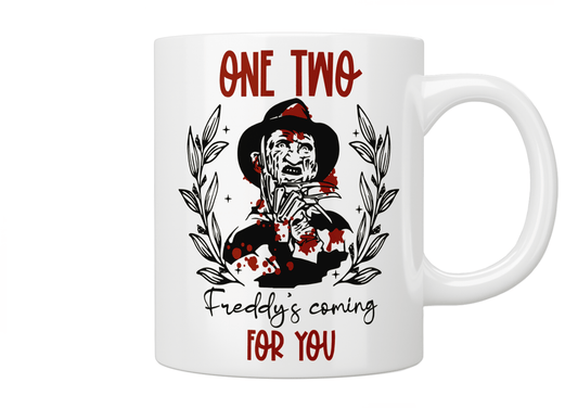 One Two Freddy's Coming For You Mug