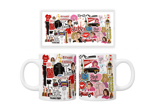 Grease Stickers Mug