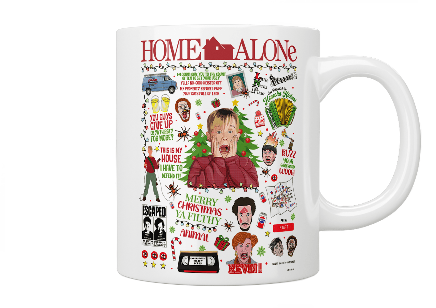 Home Alone Quote Mug