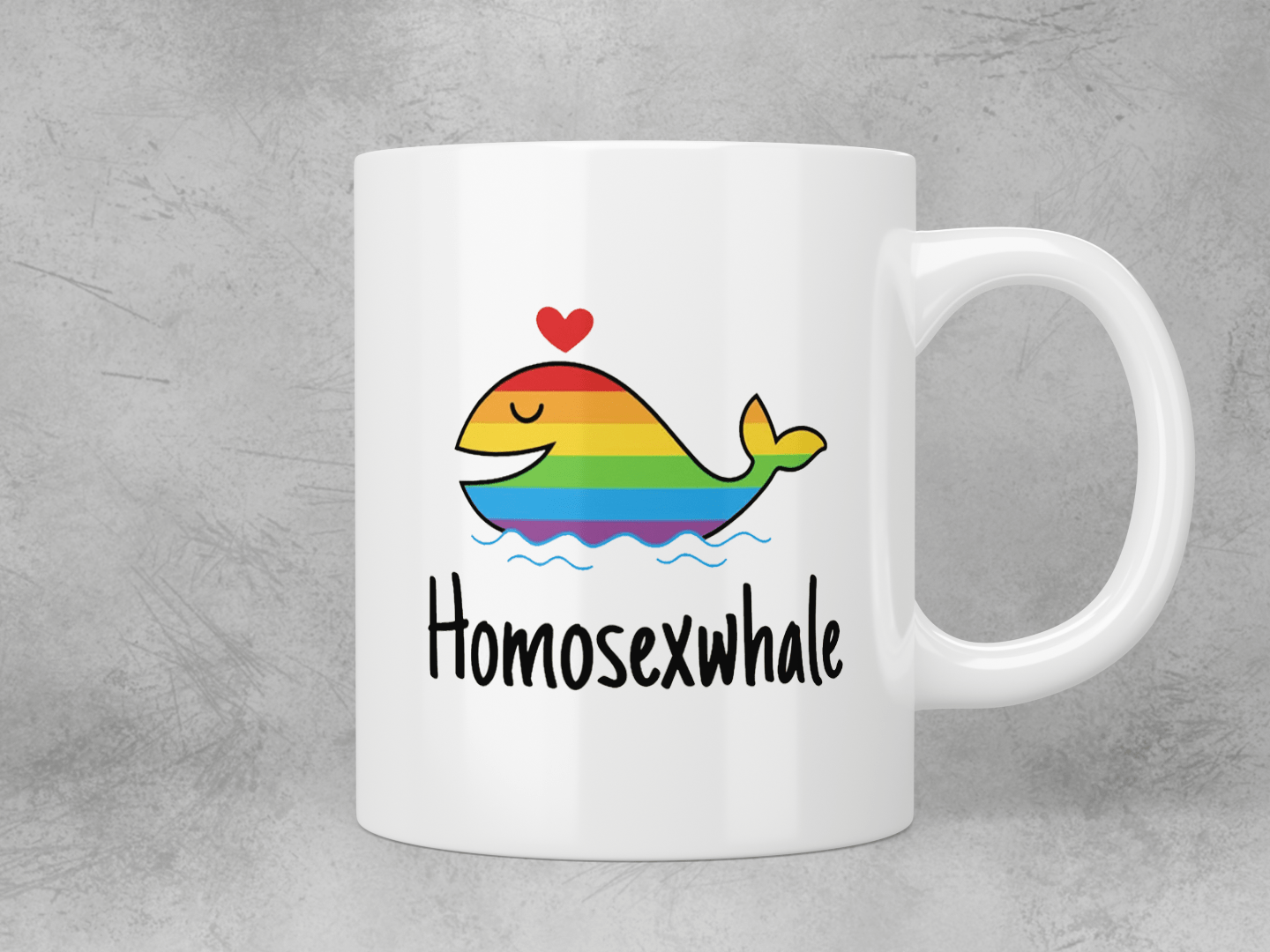 Homosexwhale mug