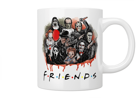 Horror Villains Friends Inspired Mug