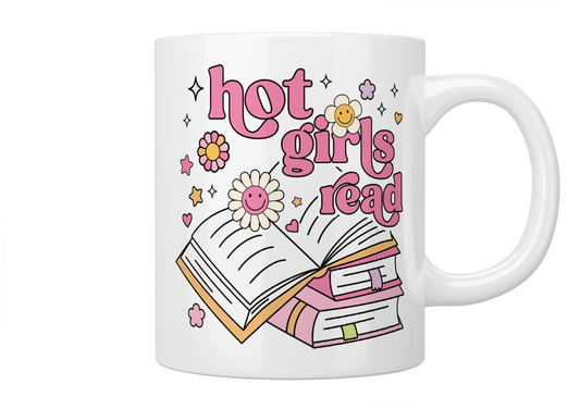 Hot Girls Read Mug