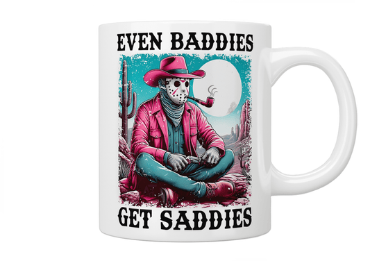 Even Baddies Get Saddies Jason Voorhees Mug