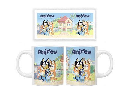 Personalised Bluey Mug - Jazzy Giraffe Mug