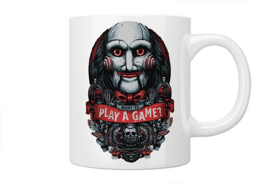 Want To Play A Game? Jigsaw / Billy Mug