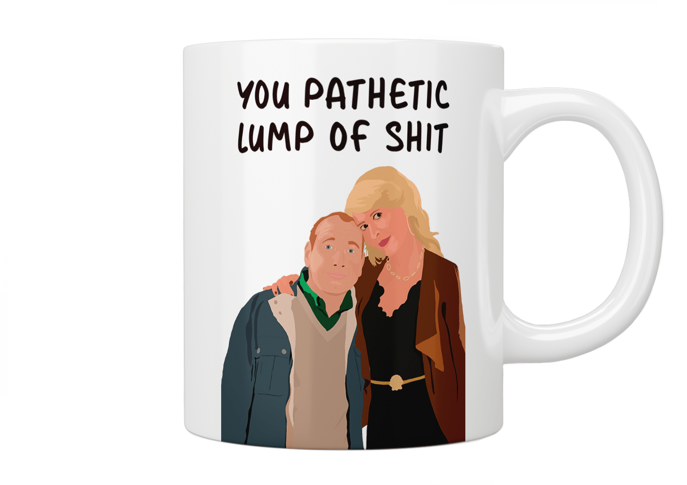 Gavin And Stacey “You Pathetic Lump Of Shit” Pete And Dawn Mug