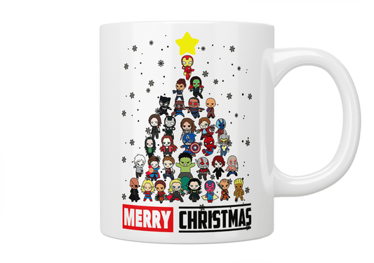 Marvel Inspired Merry Christmas Mug