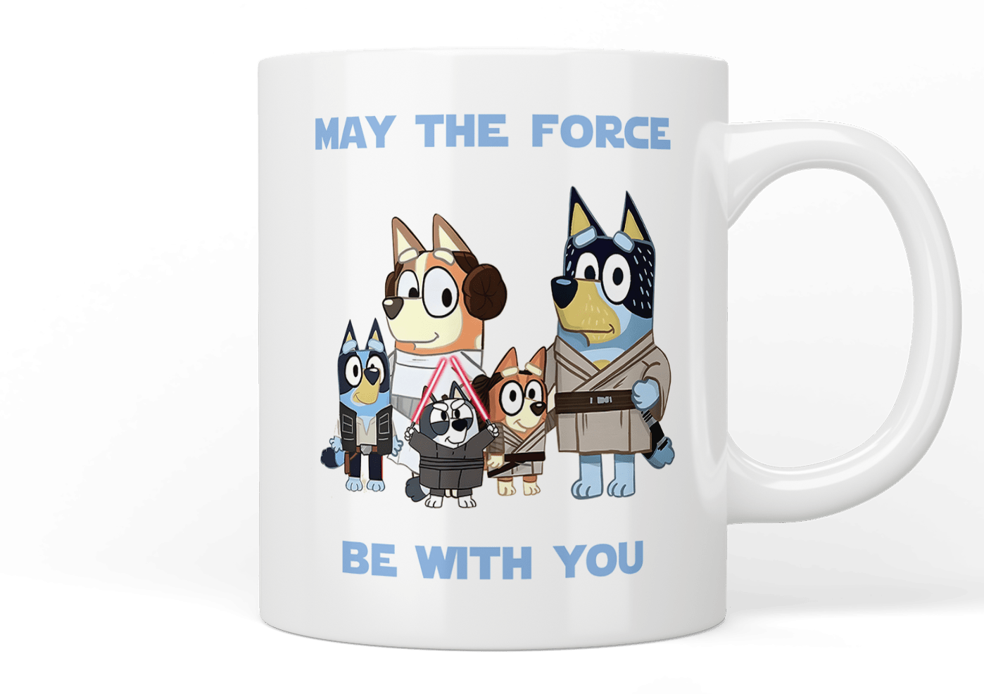 Bluey: May the force be with you mug