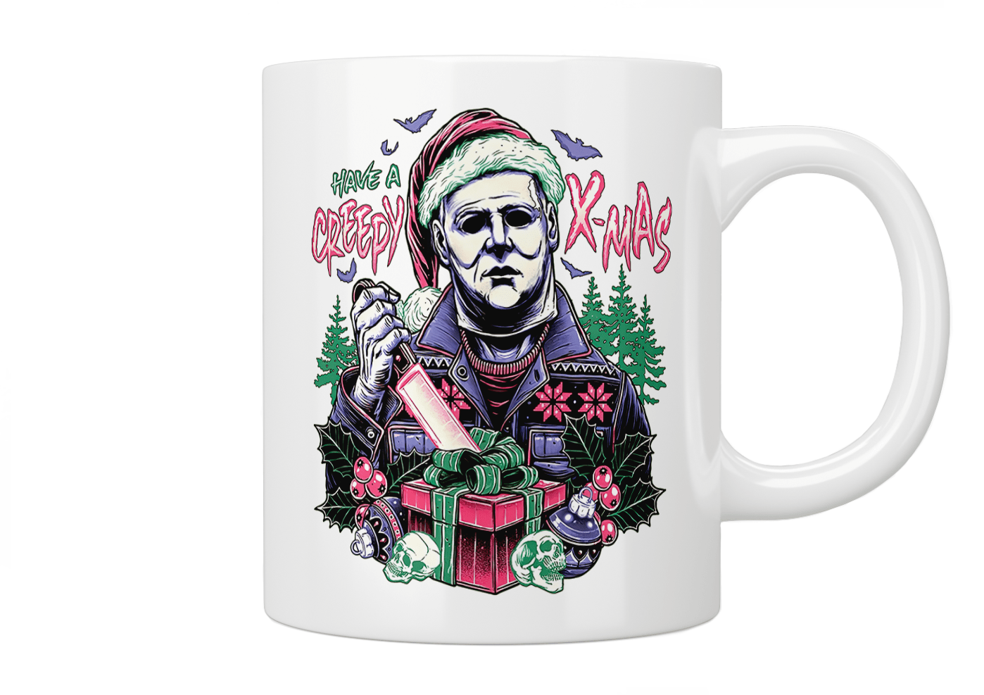 Michael Myers Have A Creepy Xmas Mug