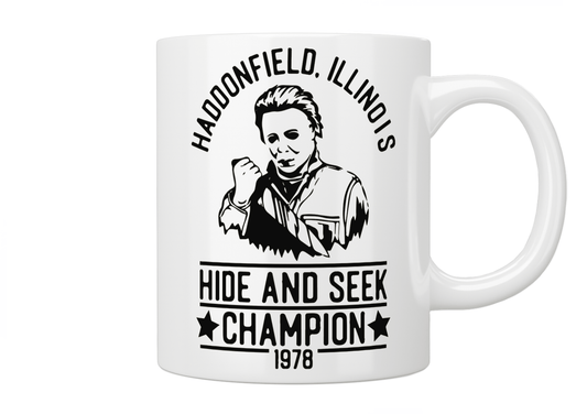 Michael Myers Hide And Seek Champion Mug