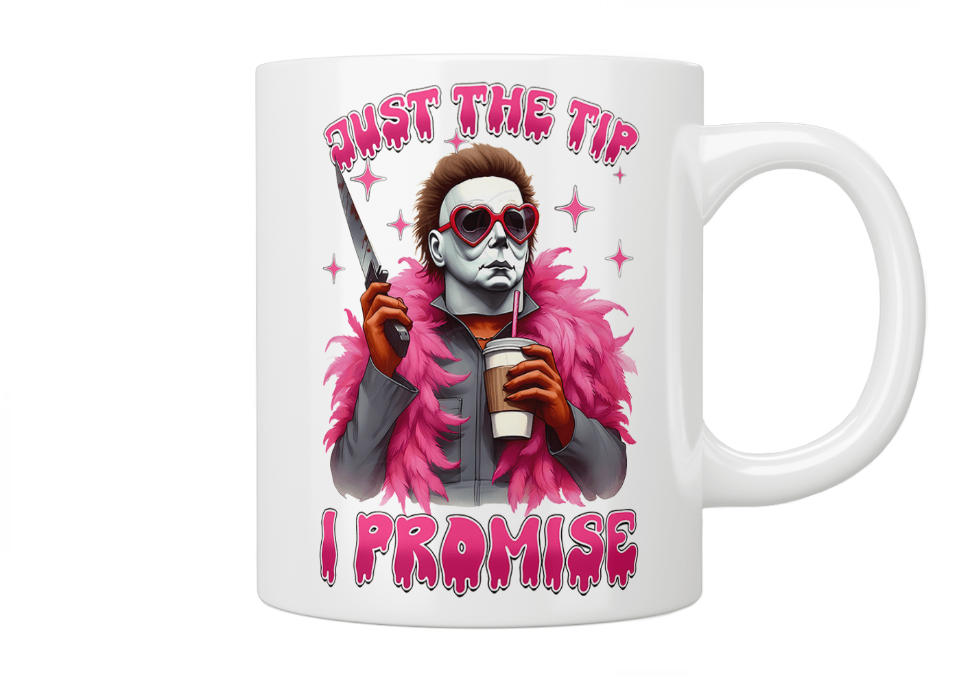 Michael Myers Just The Tip I Promise Mug