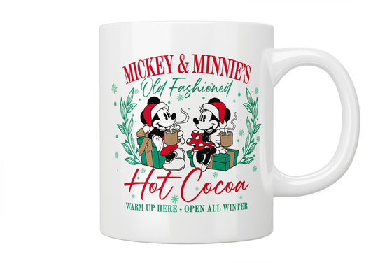 Mickey & Minnie's Old Fashioned Hot Cocoa Mug