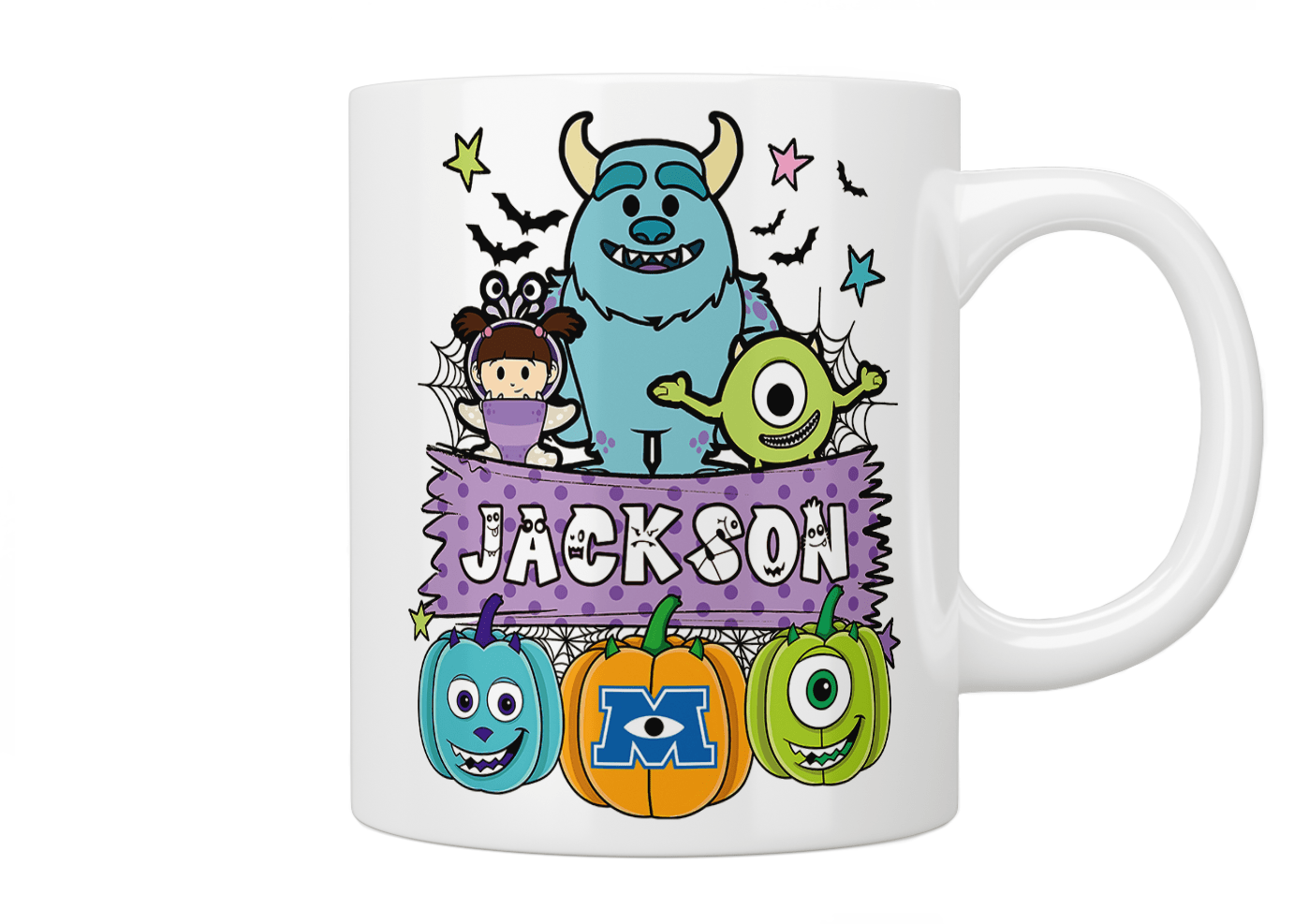 Personalised Monsters Inc Halloween Mug