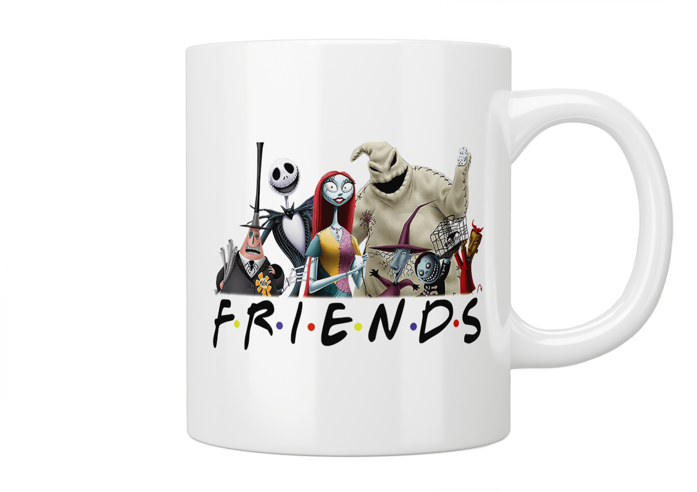 Nightmare Before Christmas Friends Inspired Mug