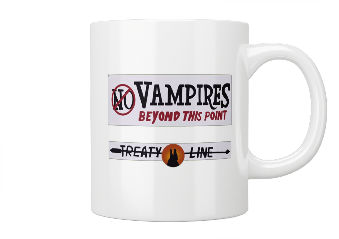 Twilight: No Vampires Beyond This Point - Treaty Line Mug