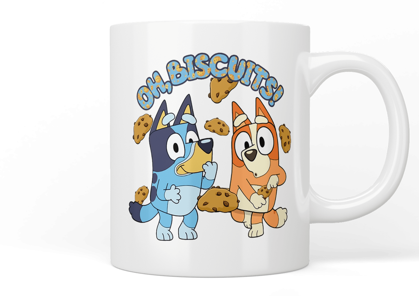 Bluey: Oh, biscuits! mug