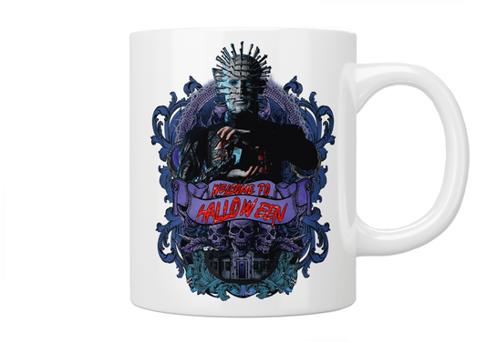 Pinhead Welcome To Halloween Mug