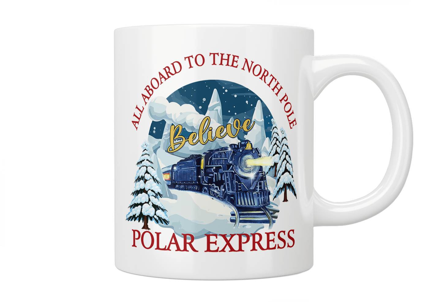 Polar Express: All Aboard To The North Pole Mug