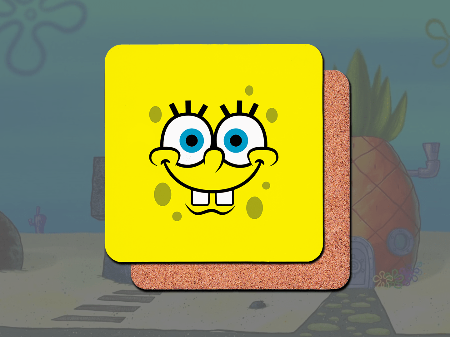 Set of 6 SpongeBob SquarePants coasters