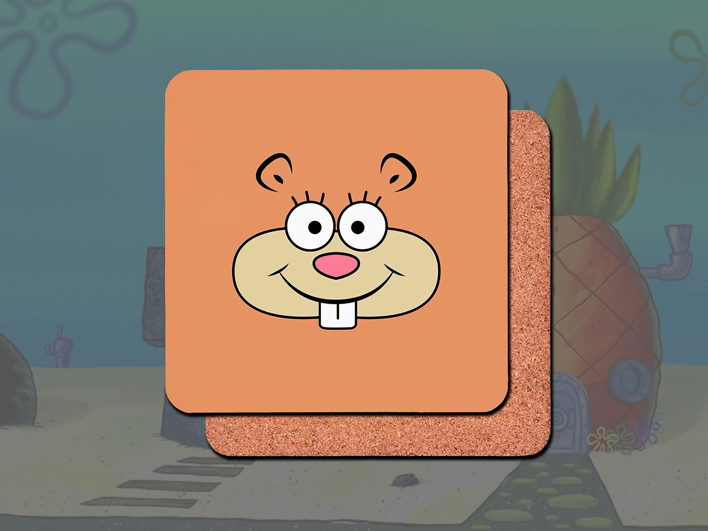 Set of 6 SpongeBob SquarePants coasters