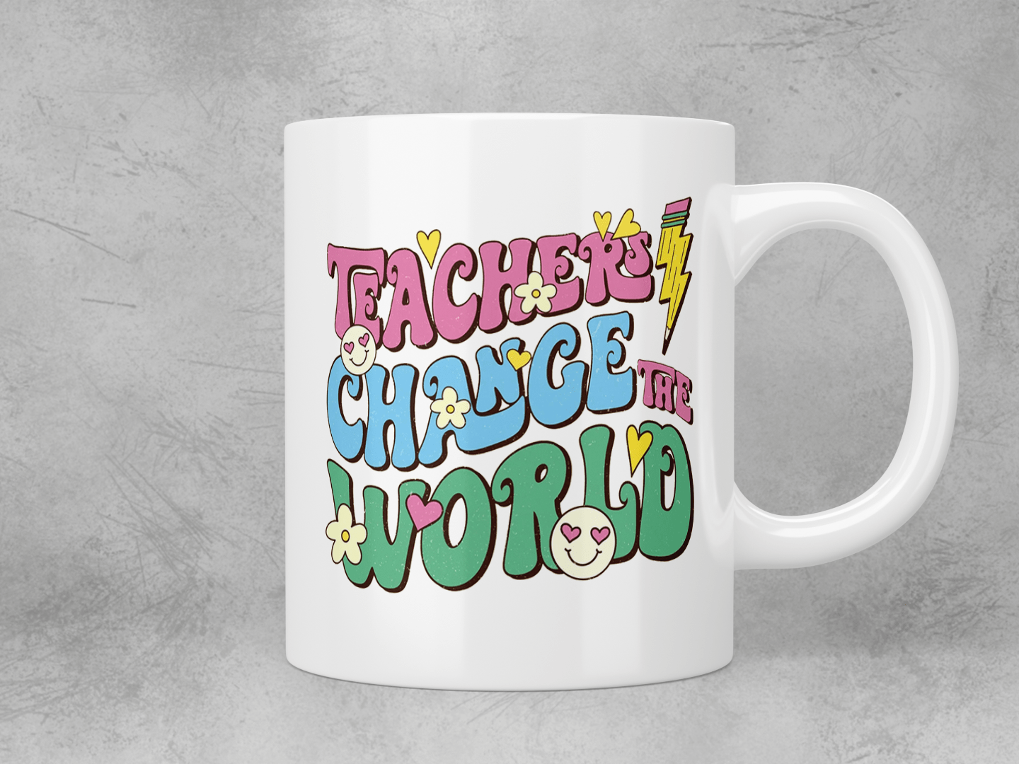 Teachers change the world mug