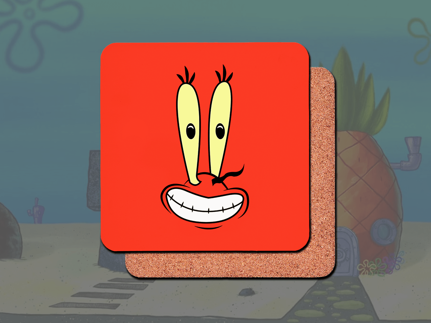 Set of 6 SpongeBob SquarePants coasters