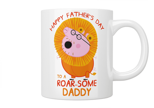 Peppa Pig: Happy Father’s Day To A Roar-Some Daddy Mug