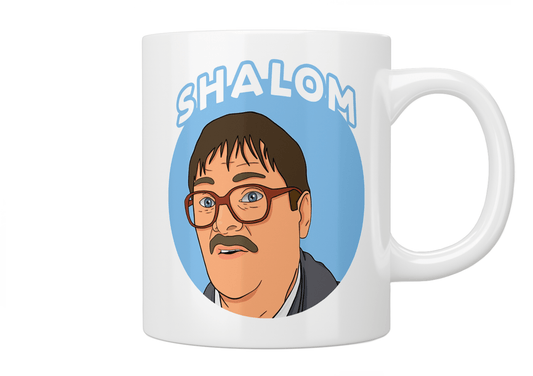 Friday Night Dinner Jim “Shalom” mug