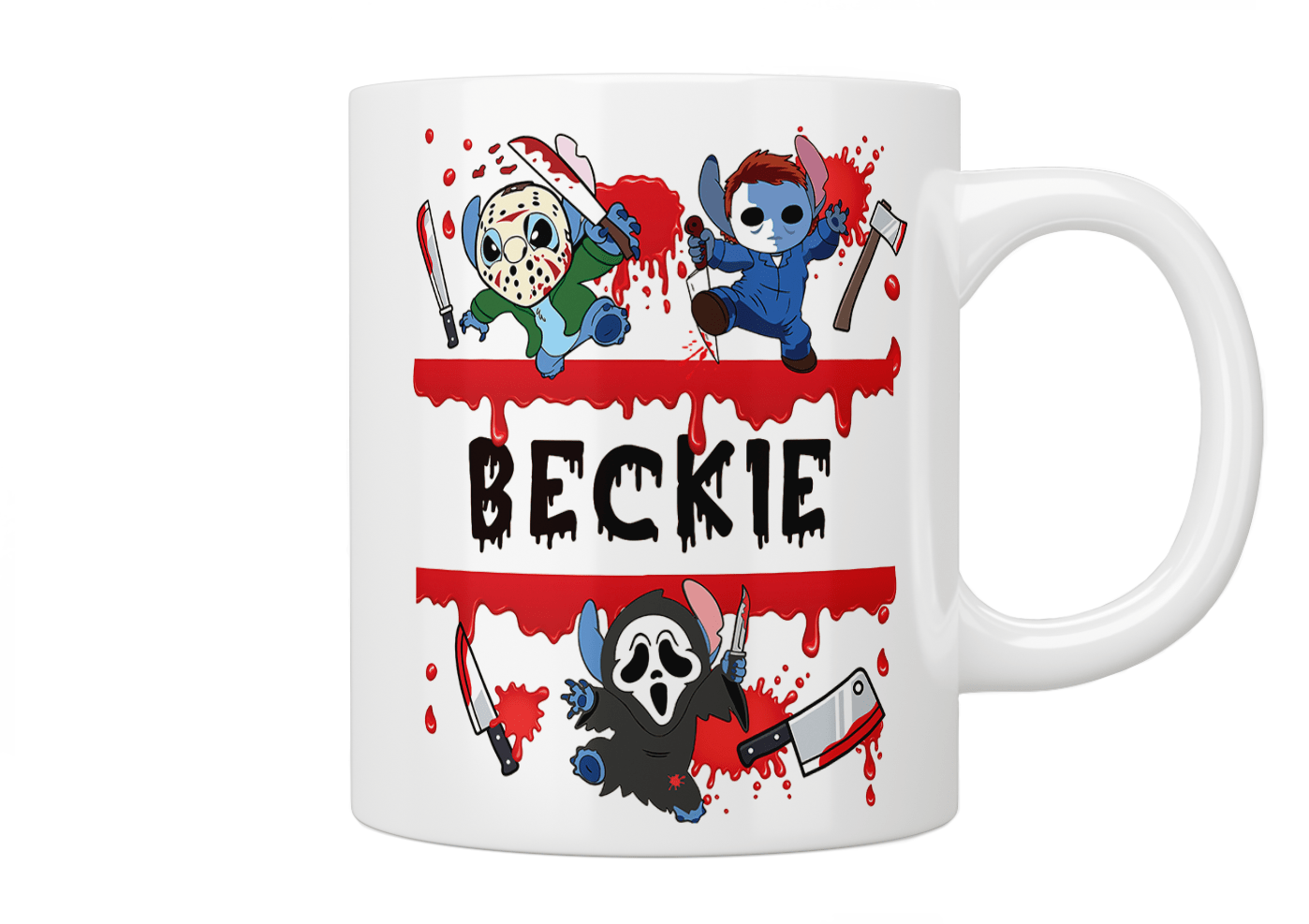 Personalised Slasher Stitch Mug