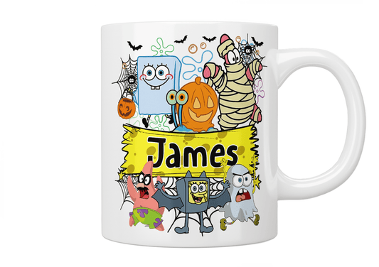 Personalised SpongeBob SquarePants Halloween Mug